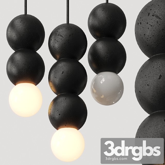 lampatron lilla black pendant lamps - thumbnail 1