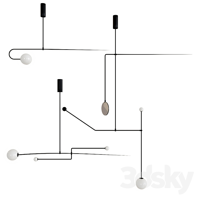 Lampatron LINES 6 | LINES 7 | LINES 8 3DSMax File - thumbnail 1