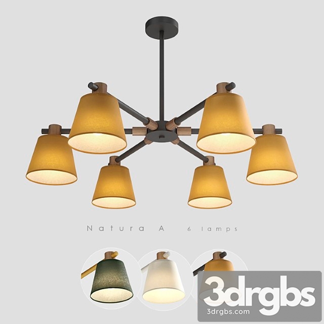 Lampatron natura a 6 lamps 3dsmax Download - thumbnail 1