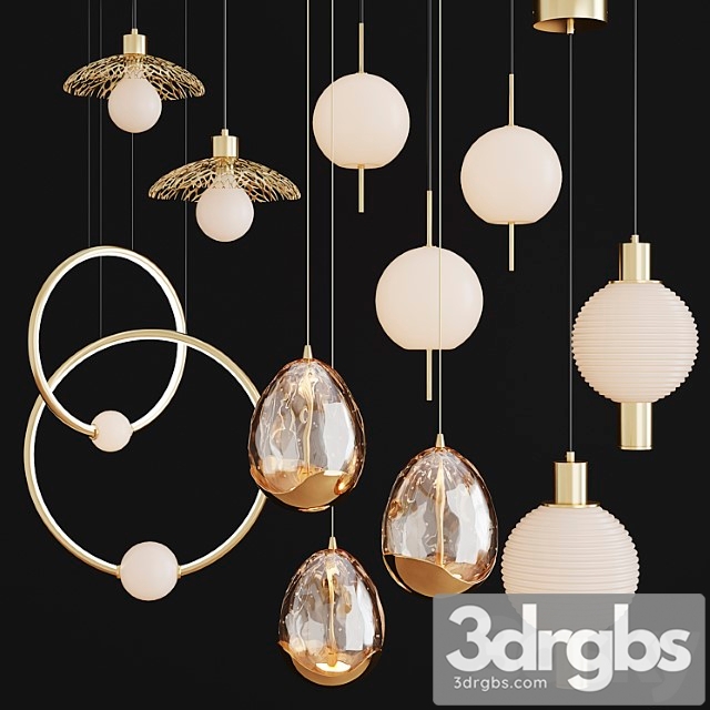 Lampatron pendant set 2 3dsmax Download - thumbnail 1