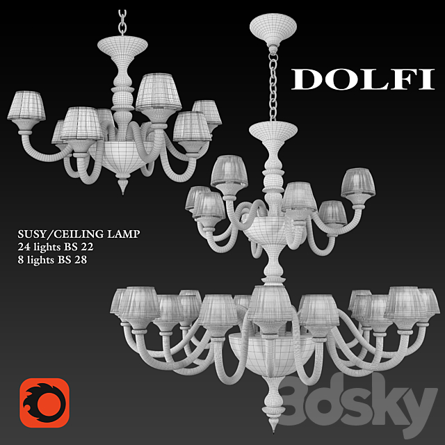 Lamps Dolfi 3DSMax File - thumbnail 2