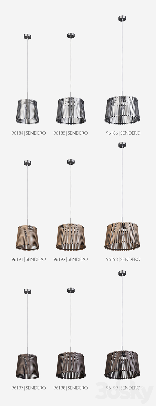 Lamps Eglo collection Sendero 3DSMax File - thumbnail 2