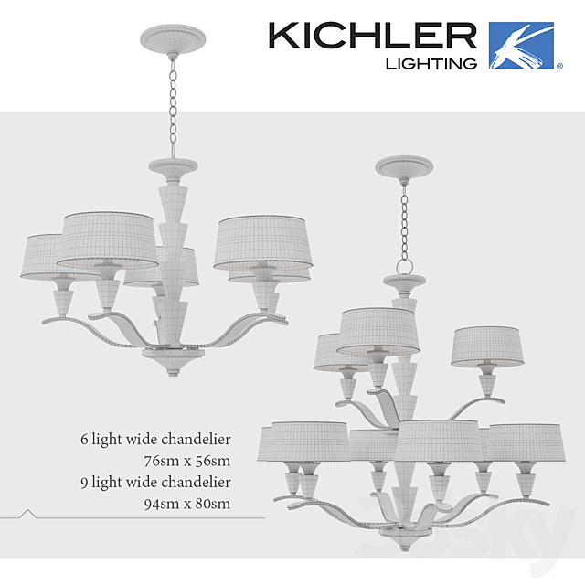 Lamps Kichler Crystal Persuasion 3DSMax File - thumbnail 2