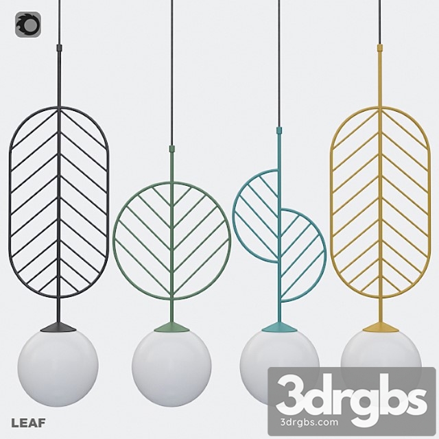 Lamps lampatron leaf collection 3dsmax Download - thumbnail 1