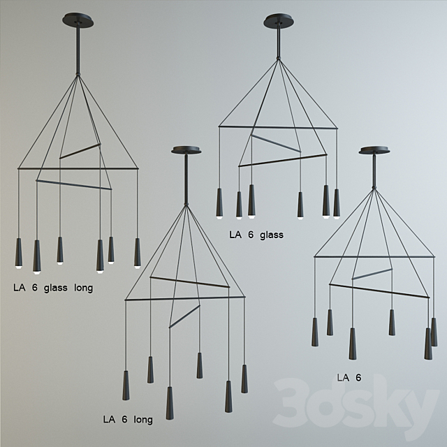 Lamps Morosini Mikado LA 6 3DSMax File - thumbnail 2