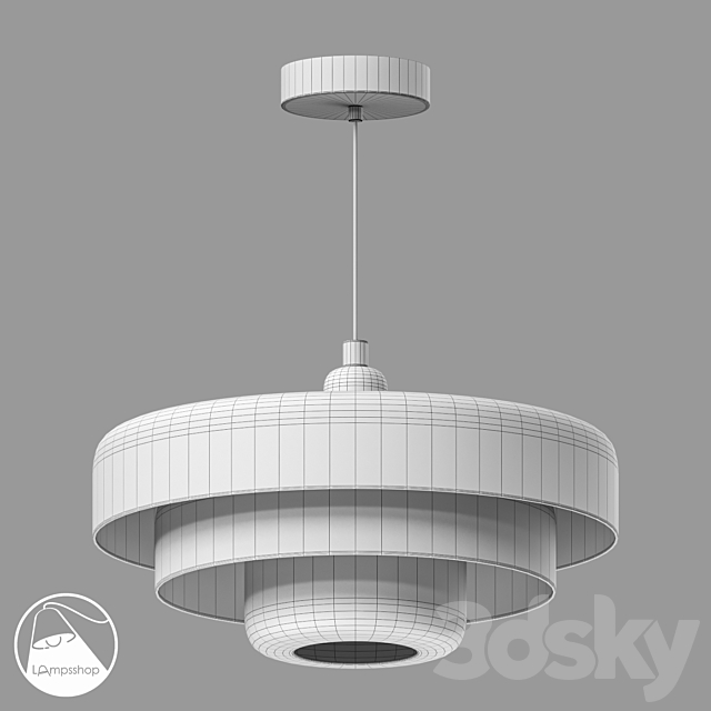 LampsShop.ru PDL2525 Pendant Foltot 3DS Max Model - thumbnail 2