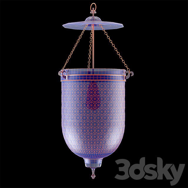 Lantern Bexley Glass L 3DSMax File - thumbnail 3