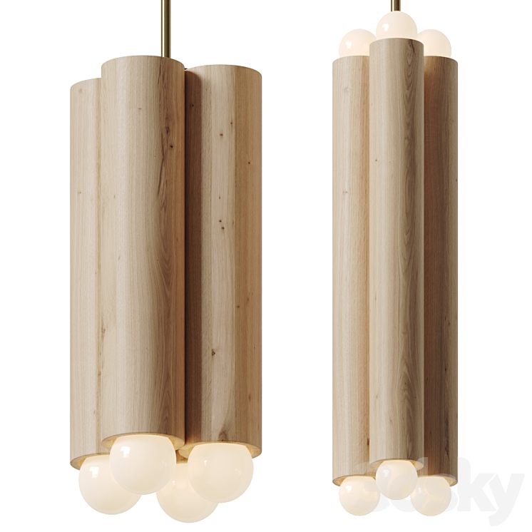 Large Column Pendant – Workstead 3DS Max Model - thumbnail 1