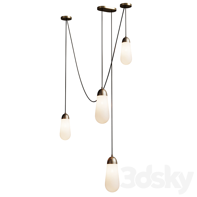 Lariat Sconce Pendant Light 3ds Max - thumbnail 2