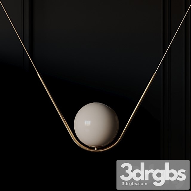 Larose guyon – perle-1-pendant-light 3dsmax Download - thumbnail 1