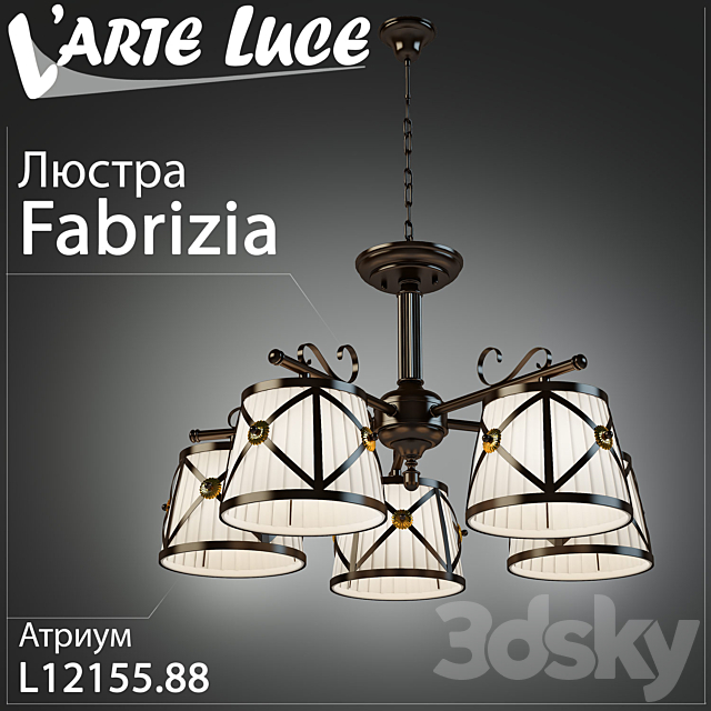 Larte Luce Fabrizia L12155.88 3DSMax File - thumbnail 1