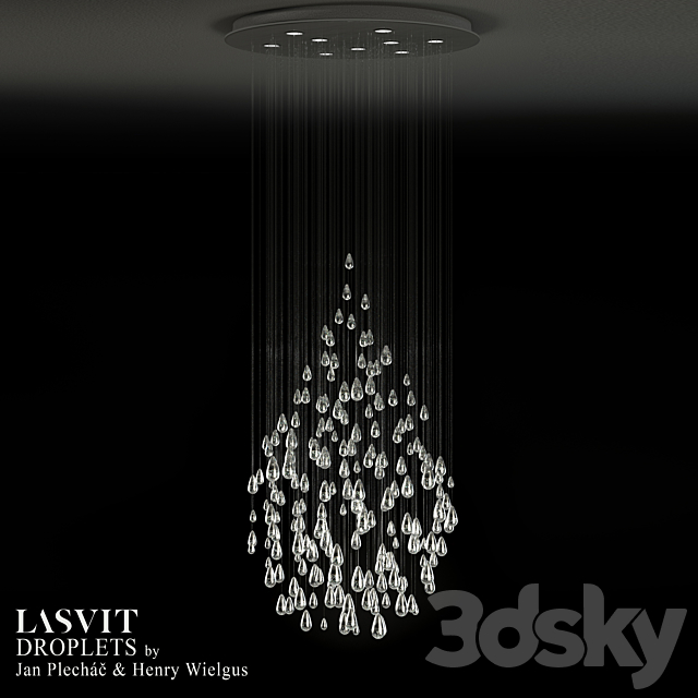 Lasvit Droplets Pendant 3DSMax File - thumbnail 1