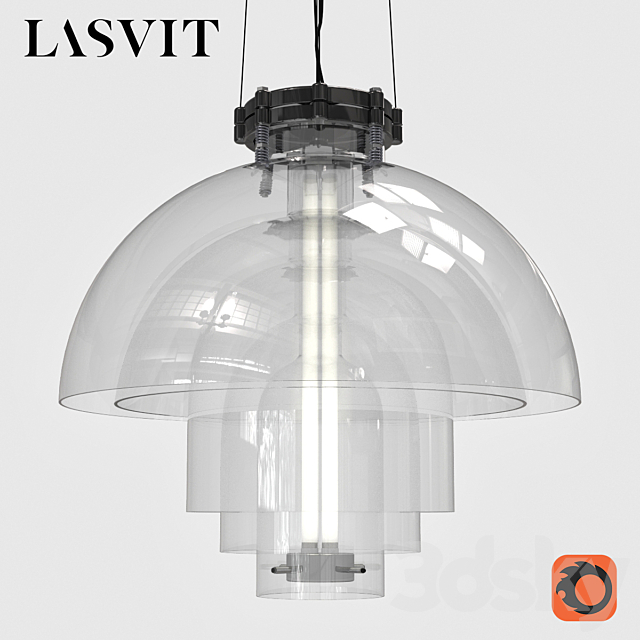 Lasvit Transmission Pendant 3DS Max Model - thumbnail 1