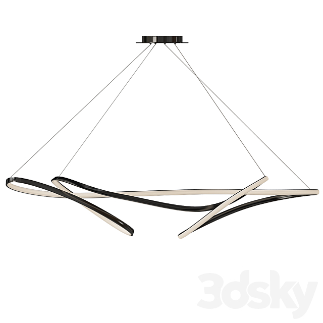 LED Ceiling Pendant 3ds Max - thumbnail 2