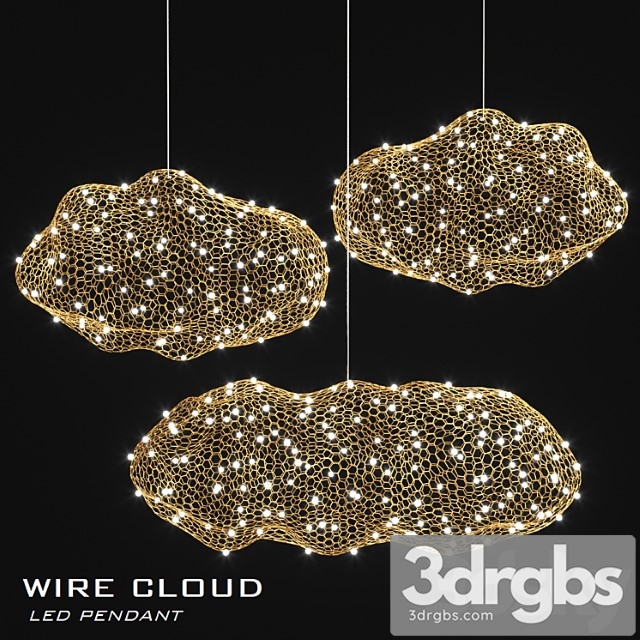 Led cloud pendant - thumbnail 1