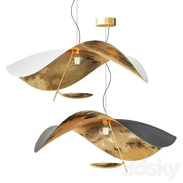 Lederam Manta S1 LED Suspension Lamp 3DS Max Model - thumbnail 1