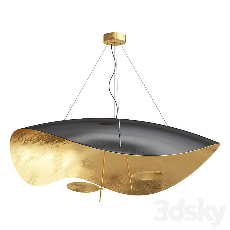 Lederam Manta S2 LED Suspension Lamp 3DS Max Model - thumbnail 1