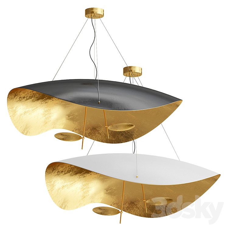 Lederam Manta S2 LED Suspension Lamp 3DS Max Model - thumbnail 2