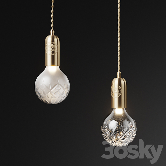 Lee Broom Frosted _ Clear Crystal Bulb & Pendant 3DSMax File - thumbnail 1