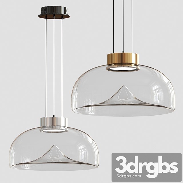 Leucos led blown glass pendant lamp - thumbnail 1