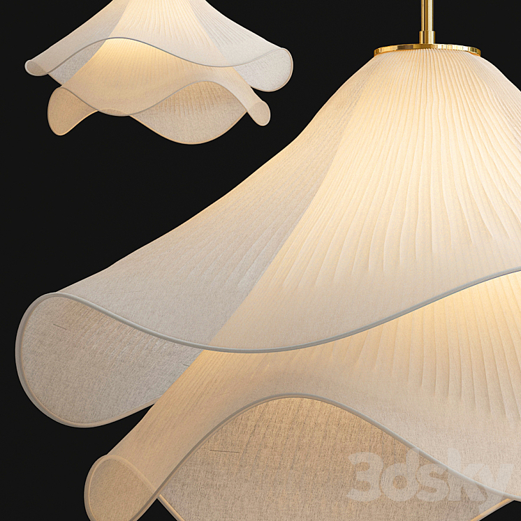 Lia Pendant Light 3DS Max Model - thumbnail 2