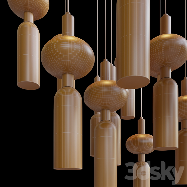 Light composition Vargov® Design – LC0346 3DS Max Model - thumbnail 2