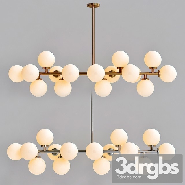 Light Fitting 16 Led 3dsmax Download - thumbnail 1