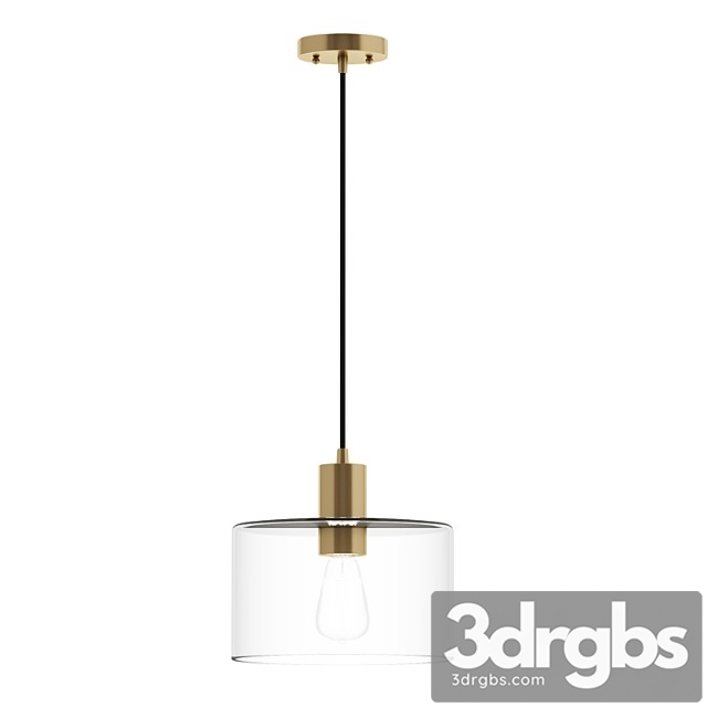 Light single drum pendant by allmodern - thumbnail 1