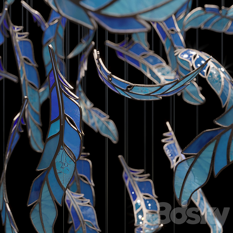 Light stained glass Vargov Design – Airy 3DS Max Model - thumbnail 2