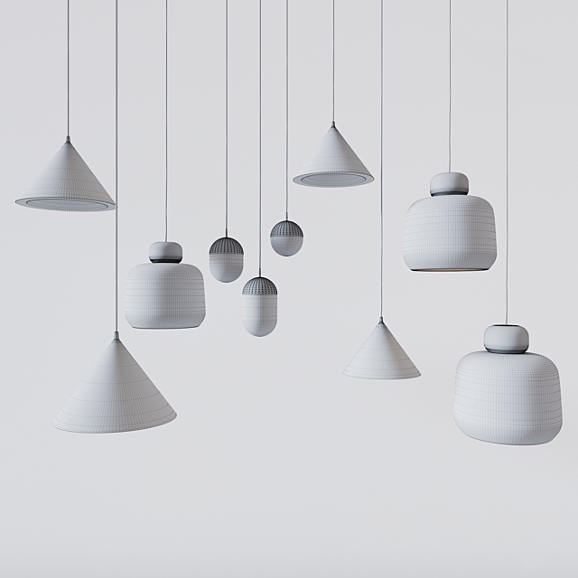 Lighting collection by WOUD 3DS Max Model - thumbnail 3