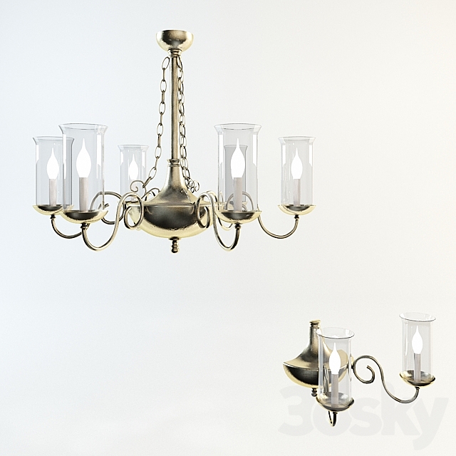 Limehouse Lamp _ Empire 3DS Max Model - thumbnail 1