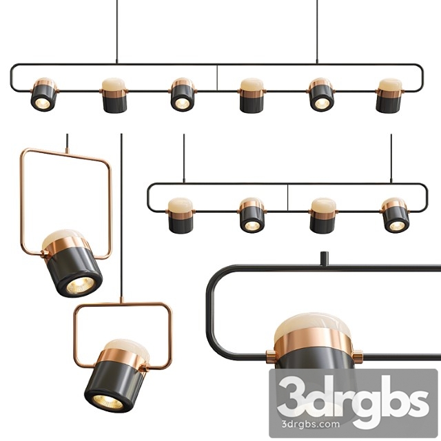 Ling pl6-4-1 linear suspension light - thumbnail 1