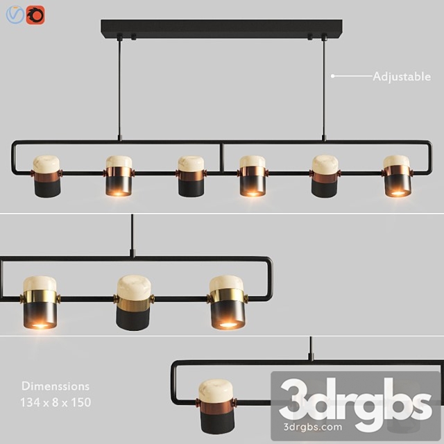 Ling pl6 pendant seeddesign 3dsmax Download - thumbnail 1