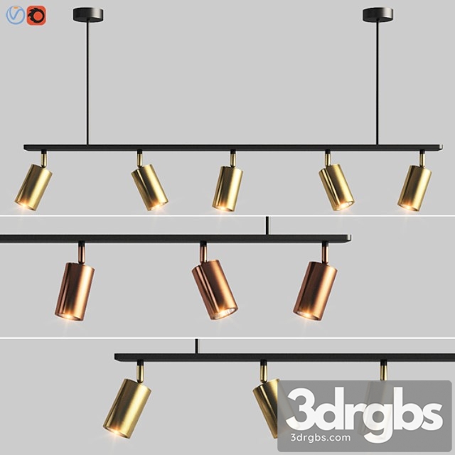 Lino modern deisng pendant 3dsmax Download - thumbnail 1