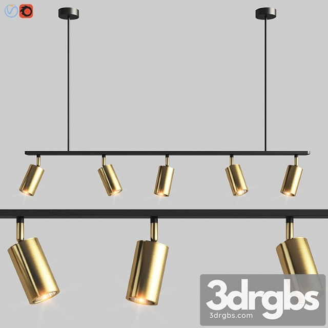 Lino modern design pendant 3dsmax Download - thumbnail 1