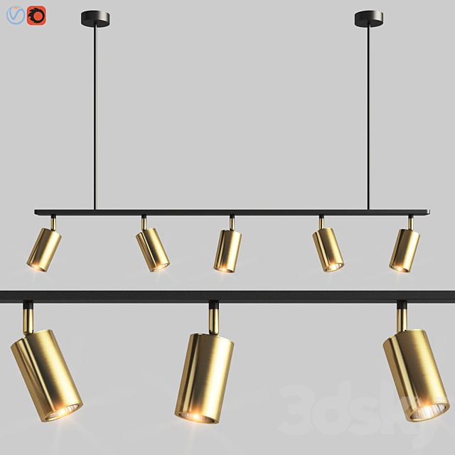 Lino Modern Design Pendant 3DSMax File - thumbnail 1