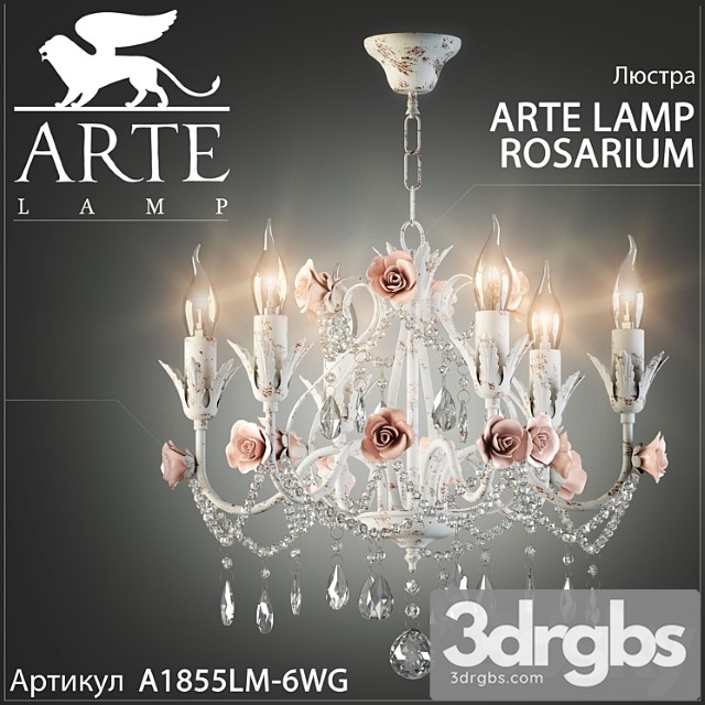 Liustra Arte Lamp Rosarium A1855lm 6wg 3dsmax Download - thumbnail 1