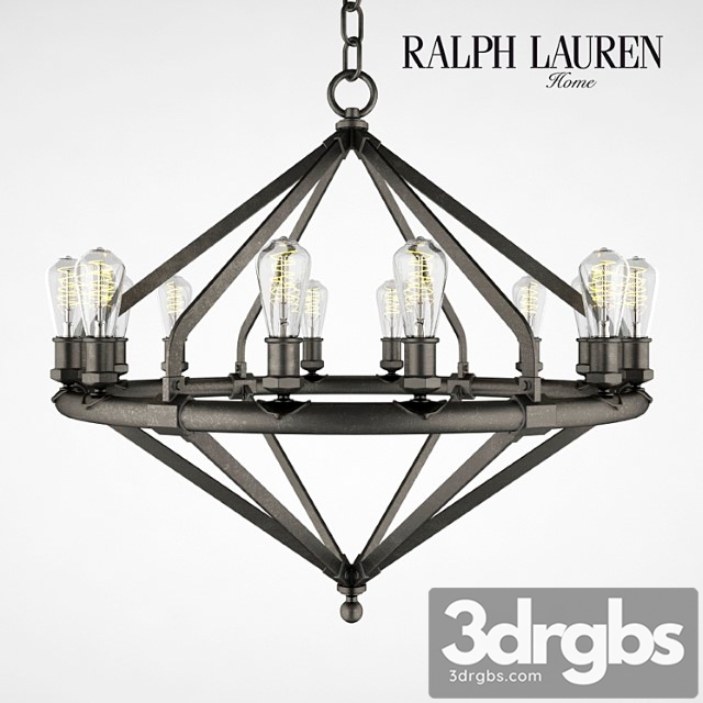 Liustra Ralph Lauren Archer Large Chandelier 3dsmax Download - thumbnail 1