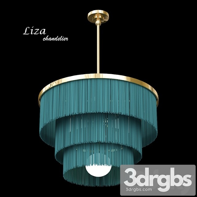 Liza Pendant light 3dsmax Download - thumbnail 1