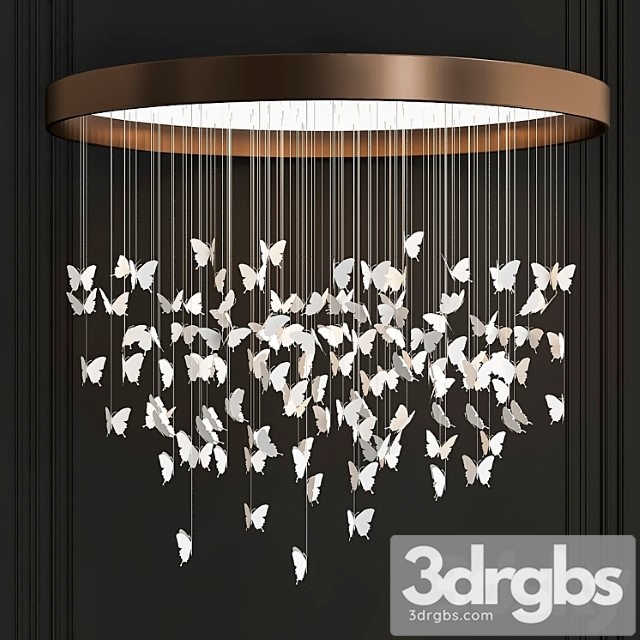 Lladro Chandelier Niagara 1 3dsmax Download - thumbnail 1