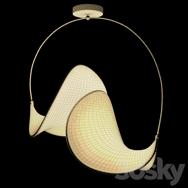 llll.02 double suspended lamp 3DS Max Model - thumbnail 3