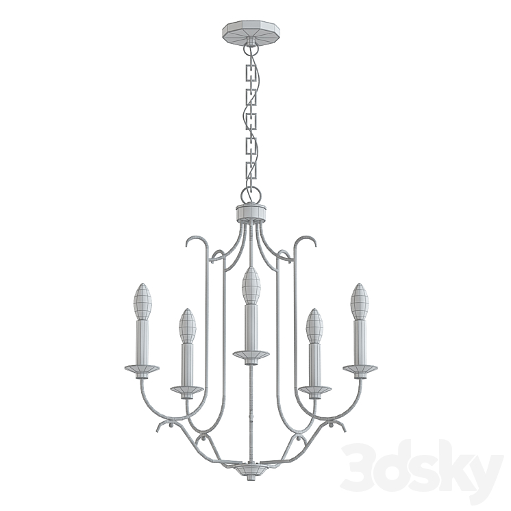 Lnc Home Modern Candelabra 3DS Max Model - thumbnail 2