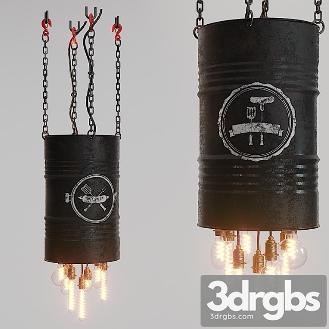 Loft Barrel Light 3dsmax Download - thumbnail 1