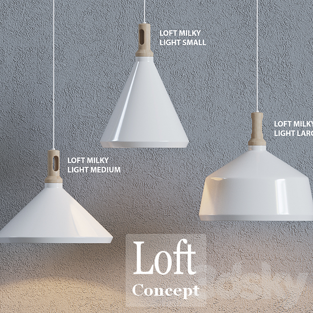 Loft concept – Loft Milky Light 3DSMax File - thumbnail 1