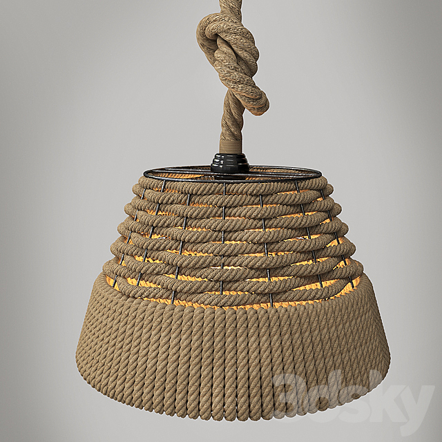 loft-style country pendant lamp 3DSMax File - thumbnail 2