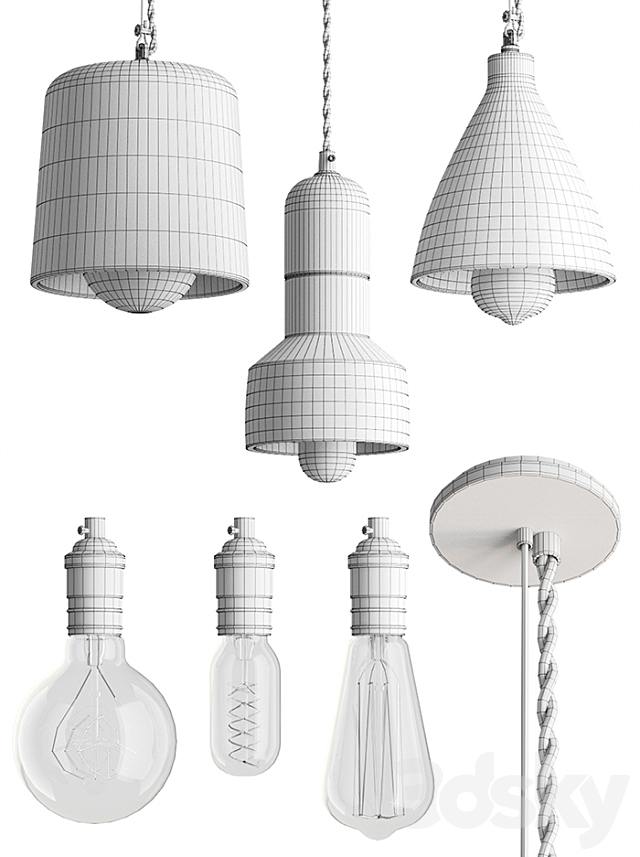 LoftDesigne Pendant Light 4502.4500.819 3DSMax File - thumbnail 3