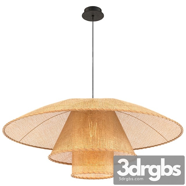 Lola rattan pendant lamp - thumbnail 1