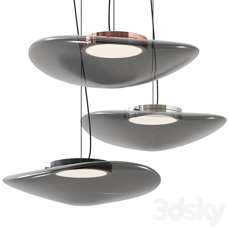 LOOP Pendant lamp by Fabbian 3DS Max Model - thumbnail 1