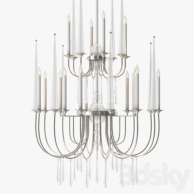 Louise Bradley Venezia Chandelier 3DSMax File - thumbnail 1