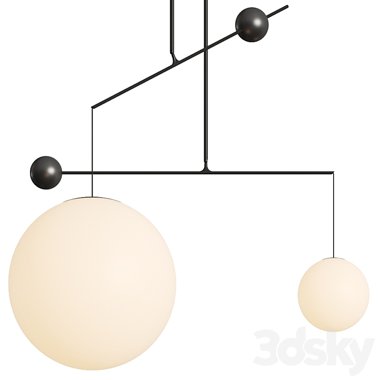 Luceplan Malamata Pendant Lamps 3DS Max Model - thumbnail 1